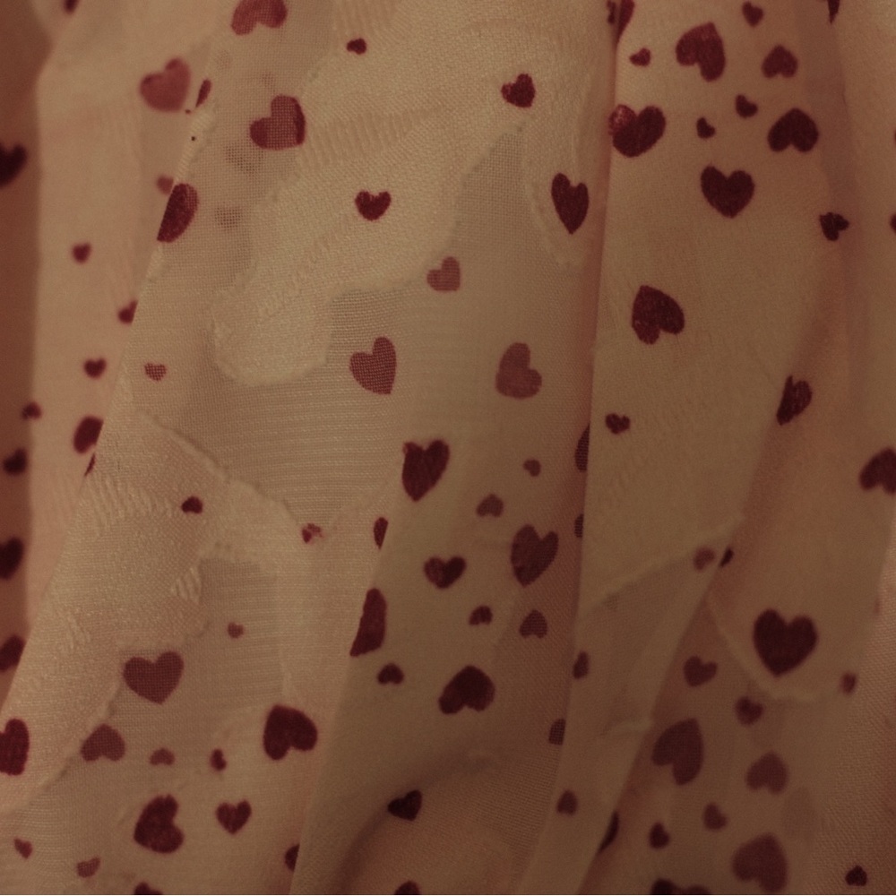 blue rain pink red hearts dress valentine's day - Picture 3 of 4